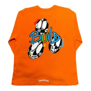 Chrome Hearts Matty Boy Link & Build Long Sleeve Thermal Orange