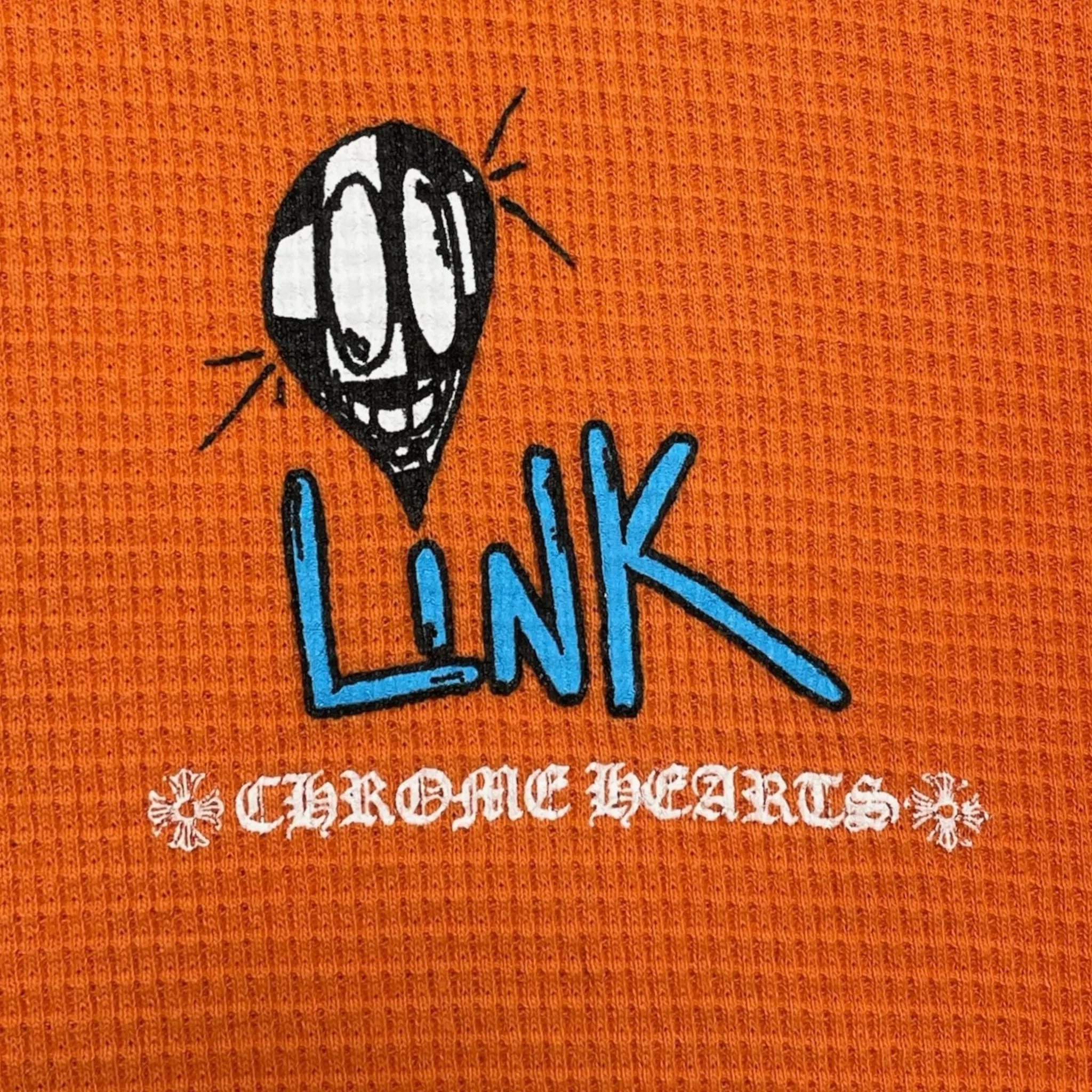 Chrome Hearts Matty Boy Link & Build Long Sleeve Thermal Orange
