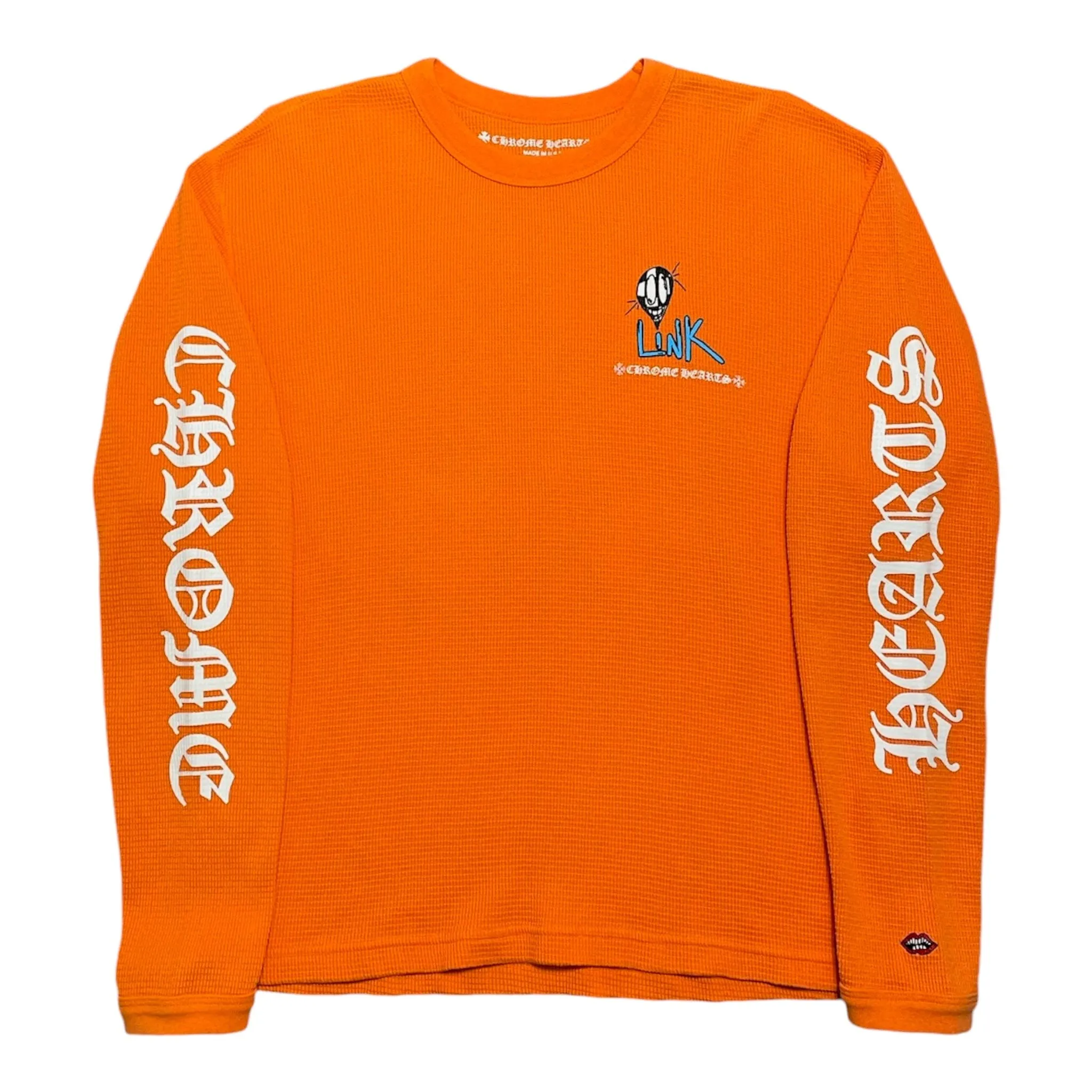 Chrome Hearts Matty Boy Link & Build Long Sleeve Thermal Orange