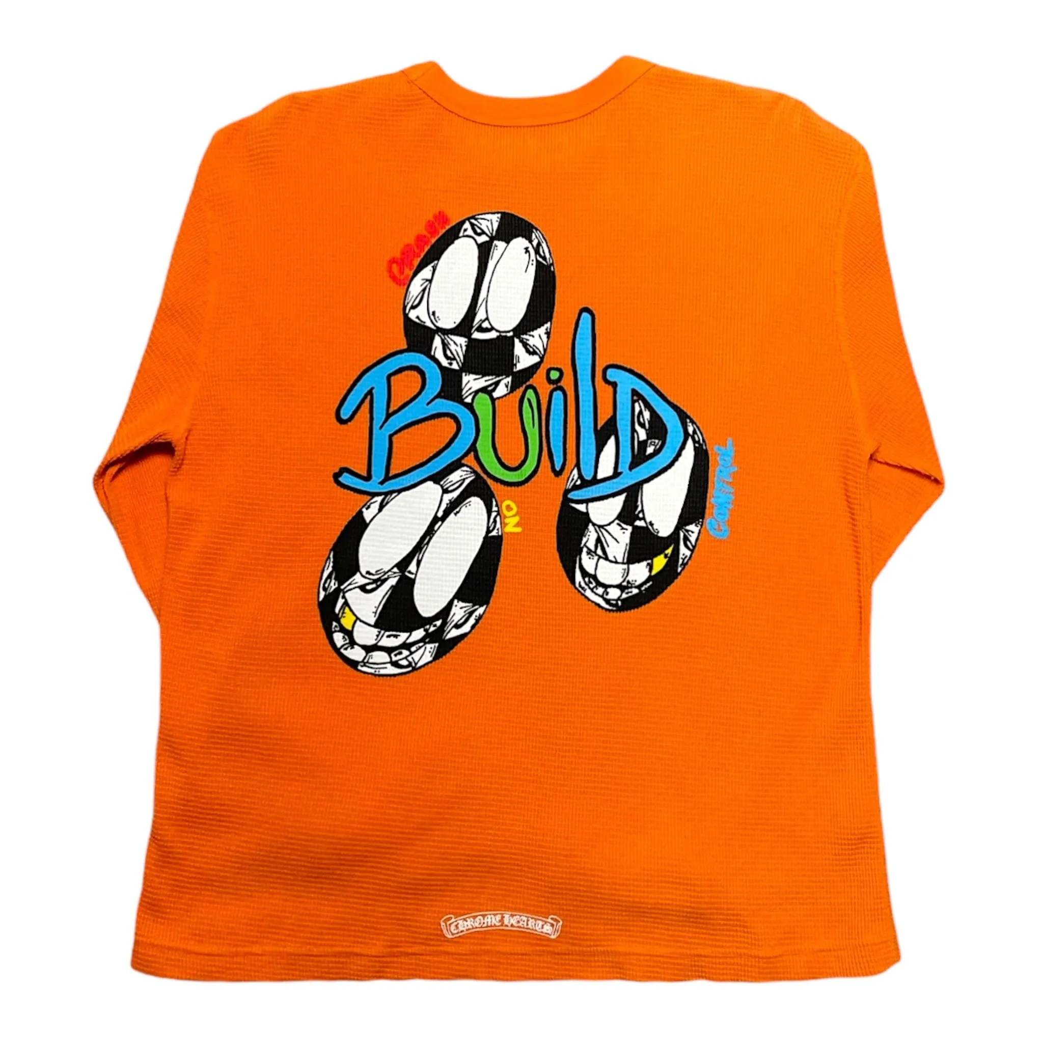 Chrome Hearts Matty Boy Link & Build Long Sleeve Thermal Orange