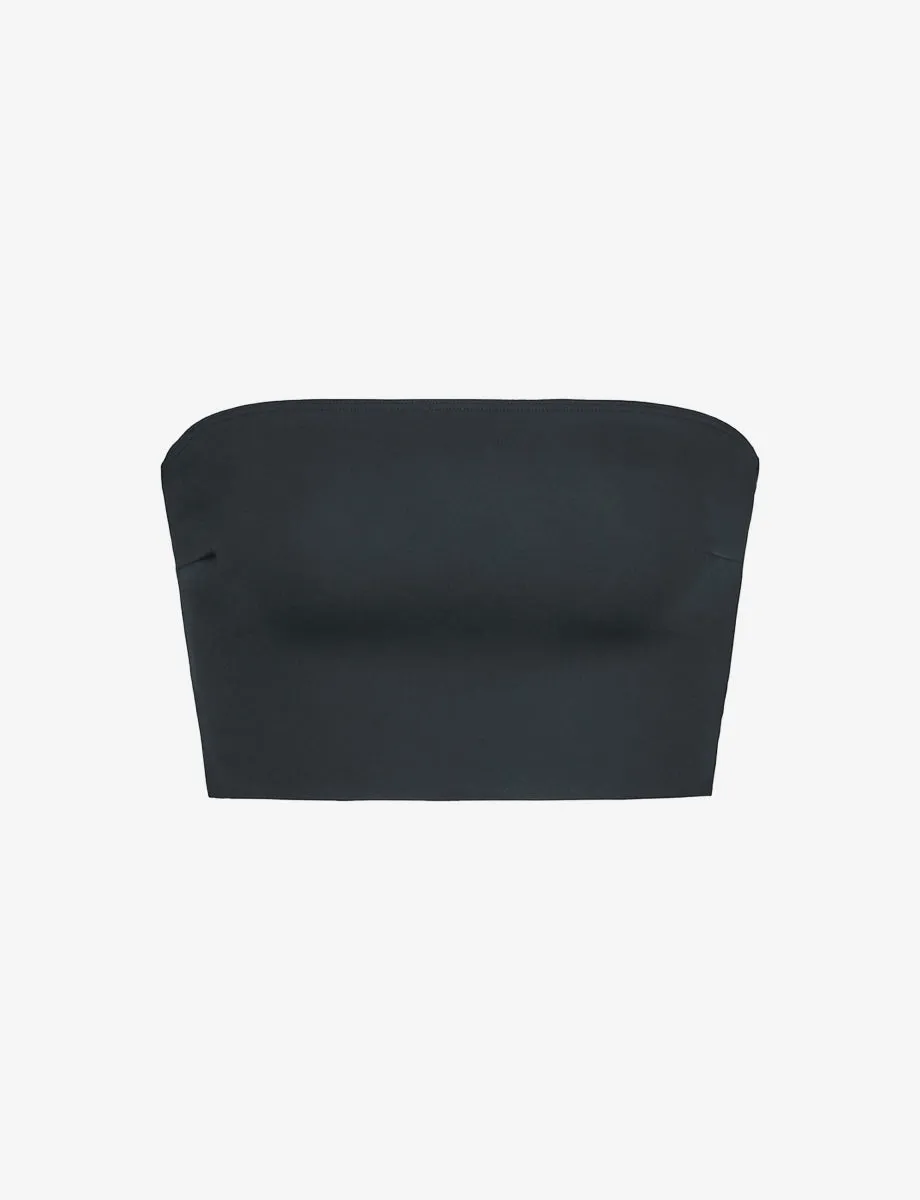Commando Neoprene Tube Top in Black