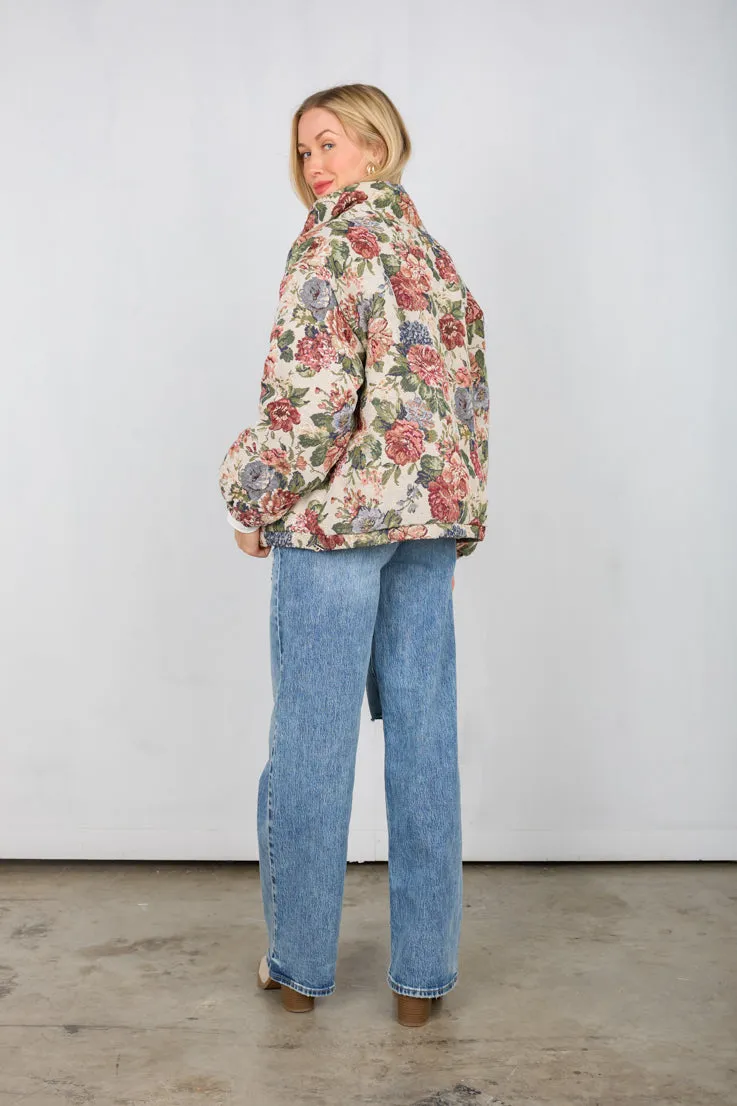 Cottagecore Puffer Jacket