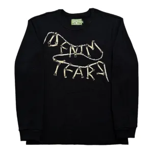 Denim Tears Chicken Bone Thermal Long Sleeve Black