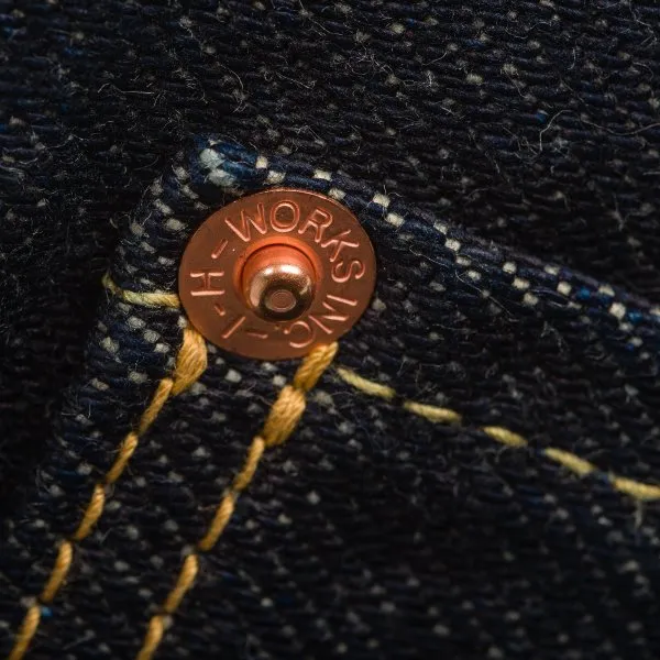 Iron Heart IH-555S 21oz Selvedge Denim Super Slim Indigo
