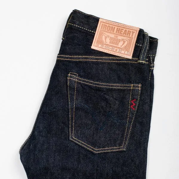 Iron Heart IH-555S 21oz Selvedge Denim Super Slim Indigo