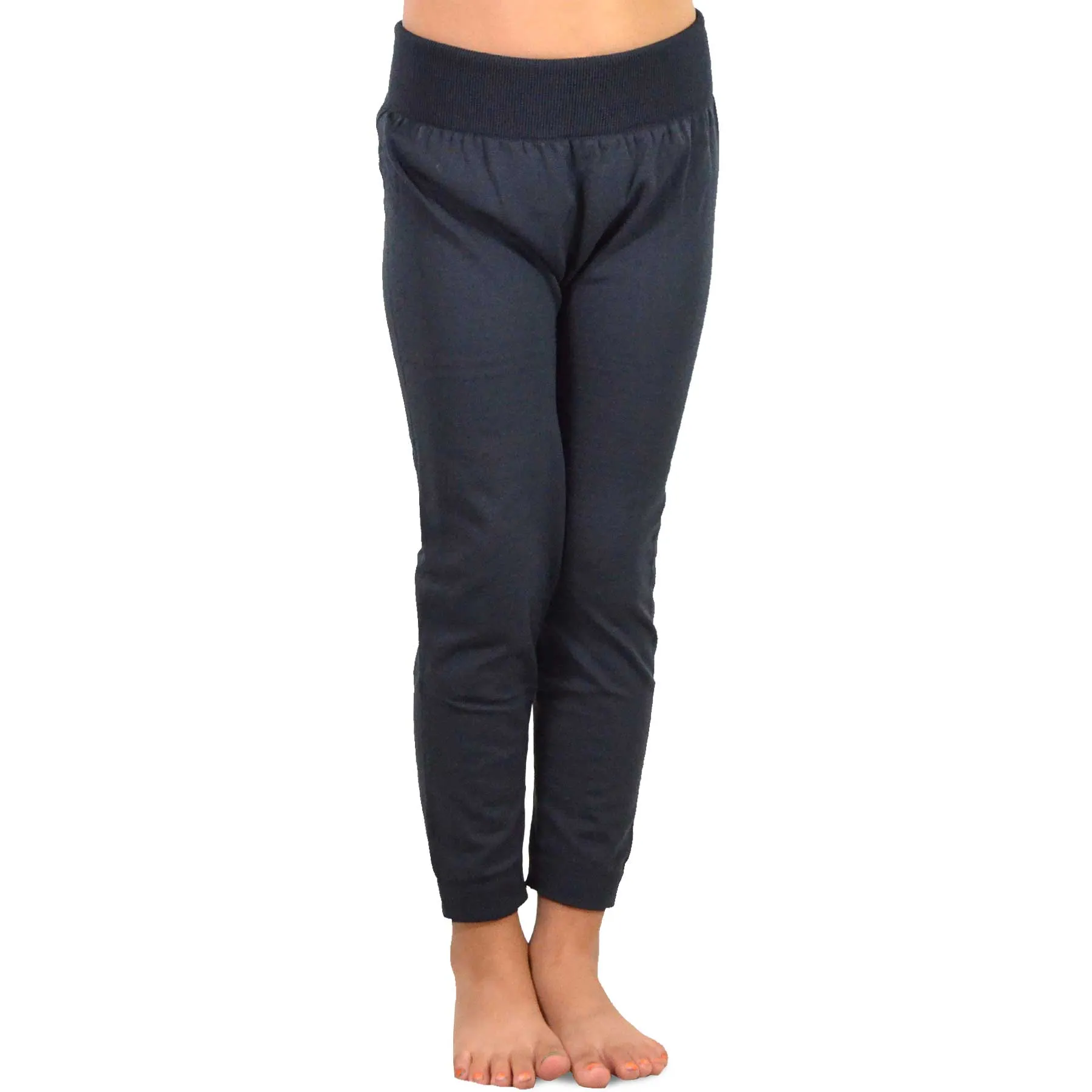 TeeHee Socks Kid's Casual Acrylic Leggings Brown/Charcoal Black 3-Pack (70896)