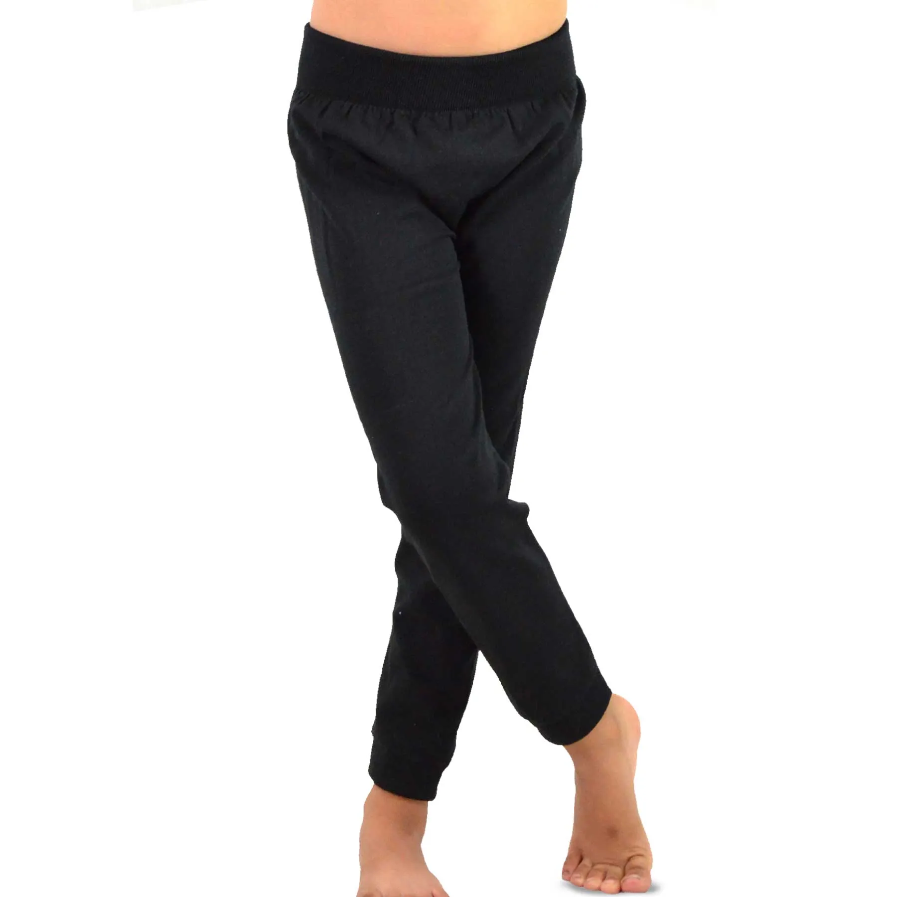 TeeHee Socks Kid's Casual Acrylic Leggings Brown/Charcoal Black 3-Pack (70896)