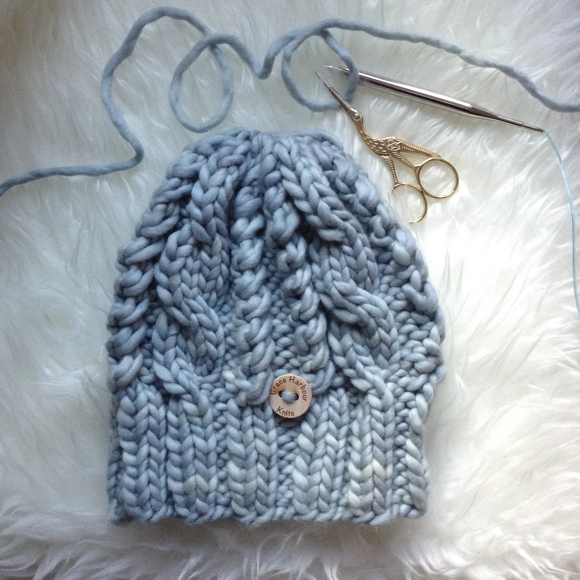 White Hills Beanie Pattern